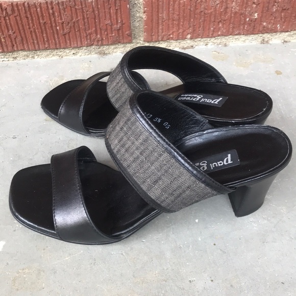 Paul Green Handmade Slides with Heel - Picture 2 of 8